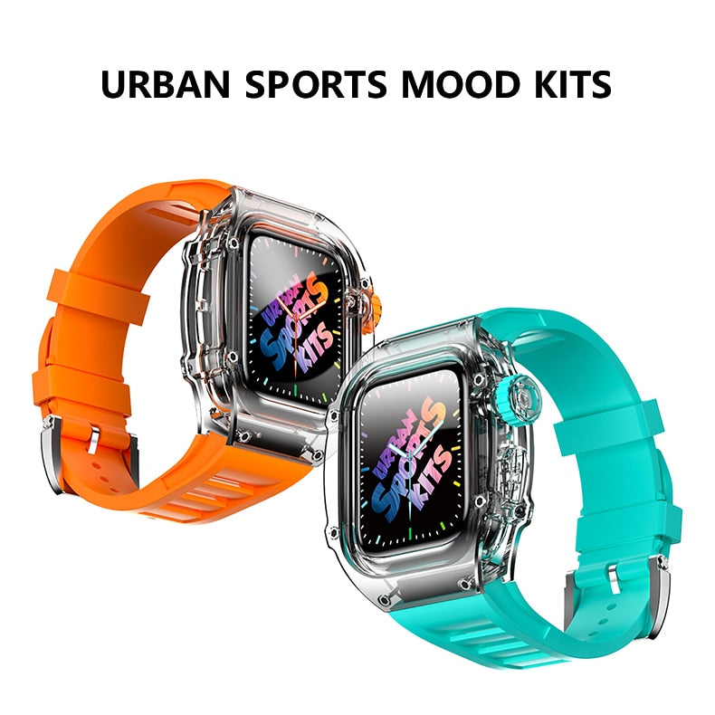 Transparent Case Mod Kit For Apple Watch Band Ultra 49mm Series 8