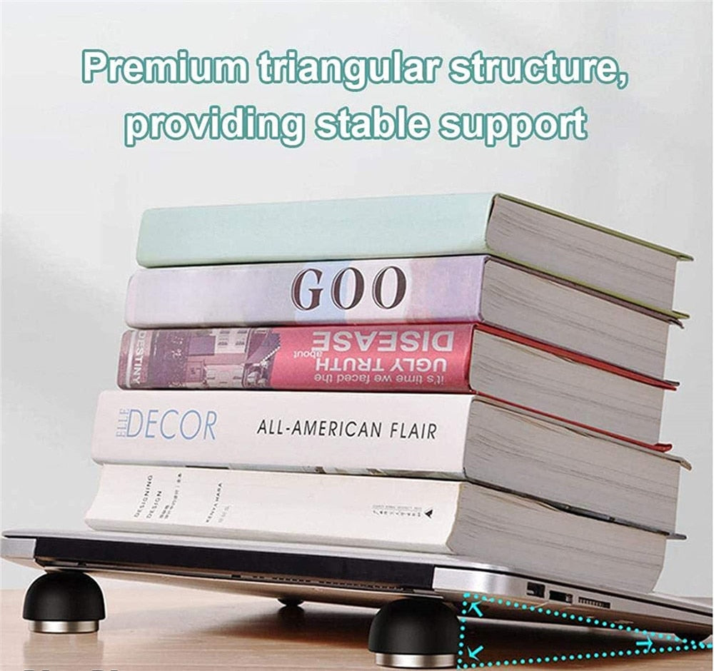 Laptop Cooling Stand Ergonomic Mushroom Laptop Holder Mini Cooler Ball Portable Magnetic Laptop Tablet  Stand Notebook Access